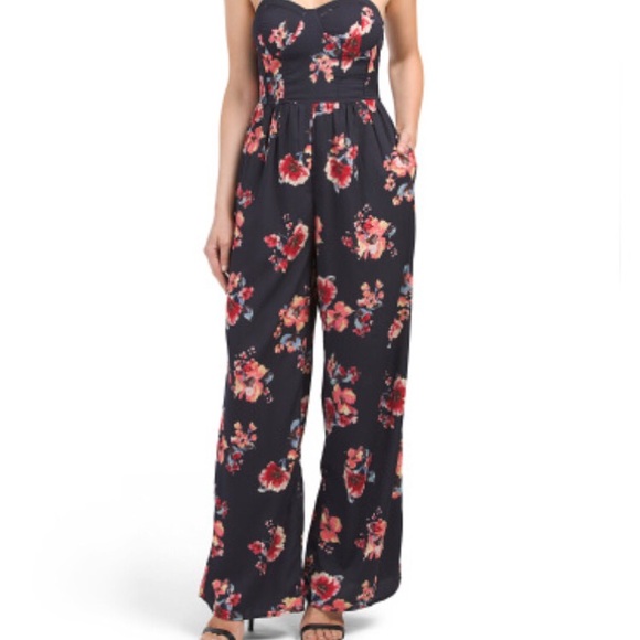 Band of Gypsies Pants - Band of gypsies  floral jumpsuit